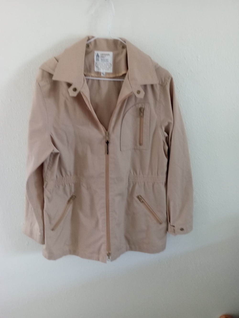 LONDON FOG Vintage Rain/Shine Canvas Tan Jacket | 13/14 - Picture 9 of 10
